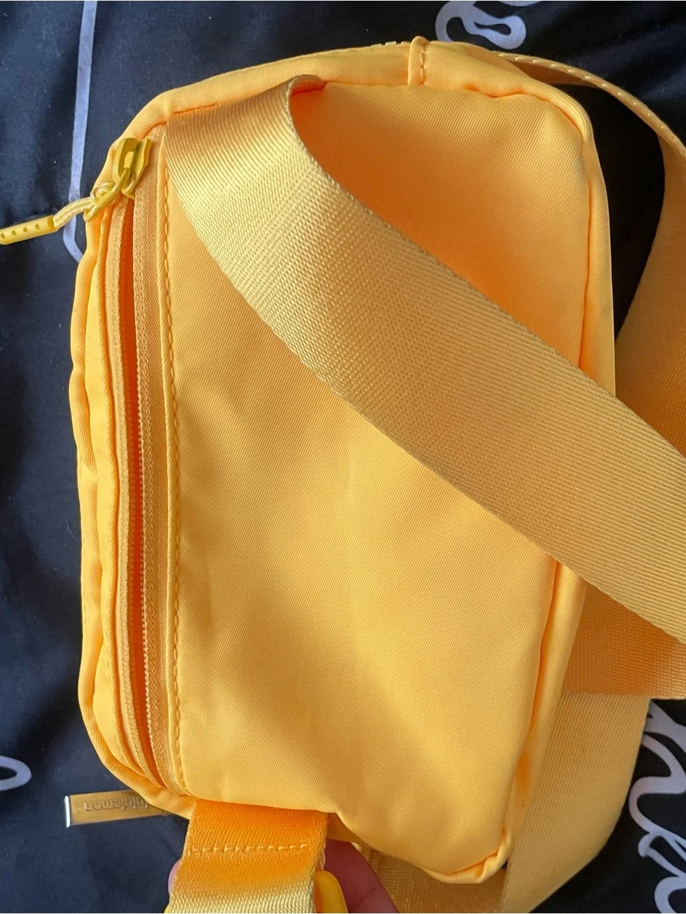 lululemon athletica Small Yellow Crossbody Pouch